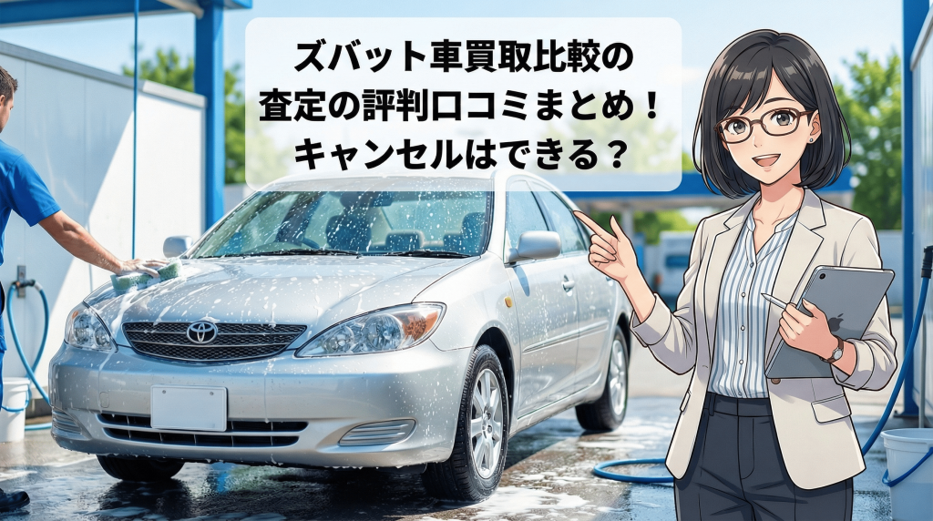 ズバット車買取比較の査定の評判口コミまとめ！キャンセルはできる？