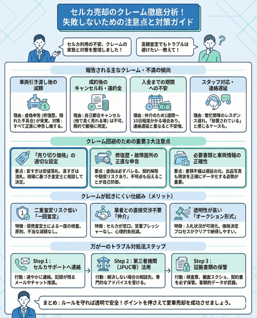 セルカはクレームが多い?利用者の不満と事前に知っておくべき注意点