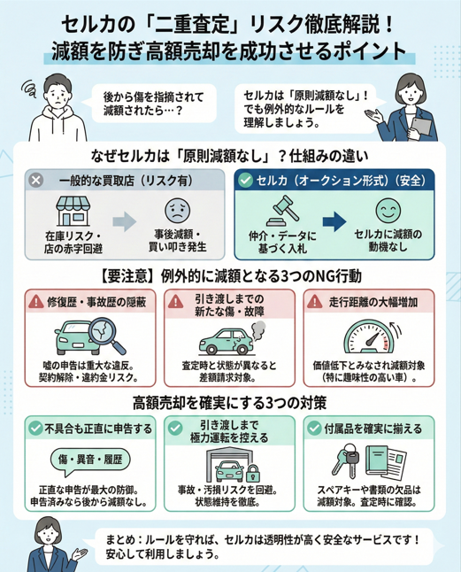 セルカは査定後に減額される？オークション形式の注意点と対策