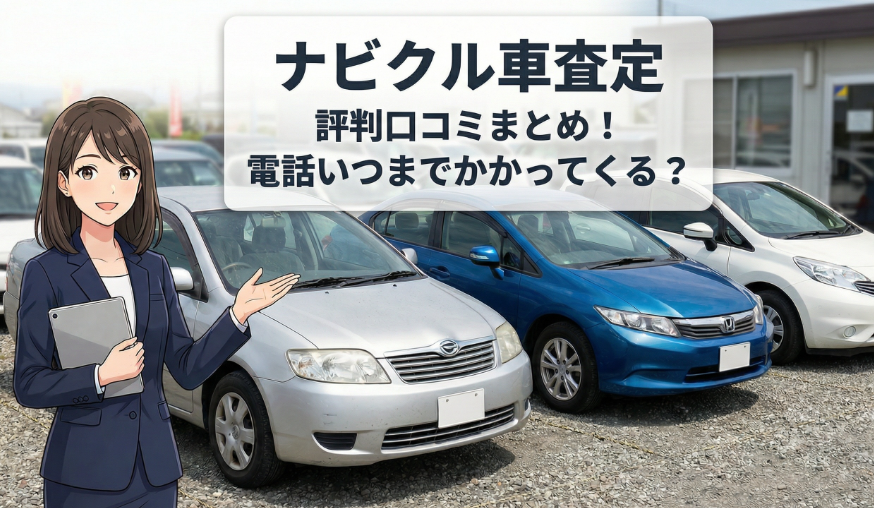 ナビクル車査定の評判口コミまとめ！電話いつまでかかってくる？